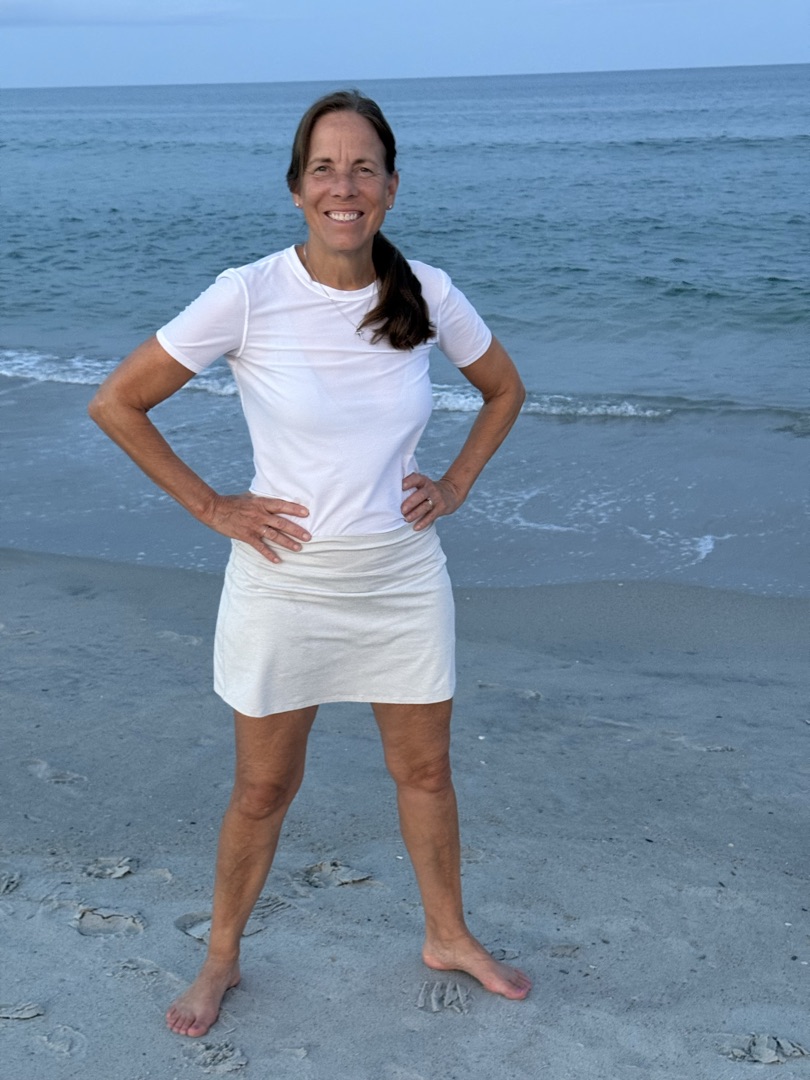 Maggie Clark Castor on the beach